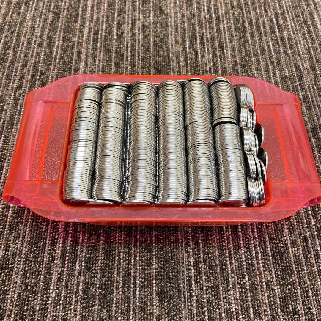 パチスロ用25パイメダル 4000枚 絵柄同一 ステンレスメダル ドル箱付き