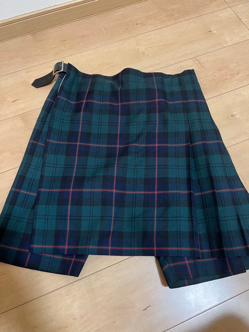 コムデギャルソンオムプリュス プリーツタータンチェックキュロットパンツ