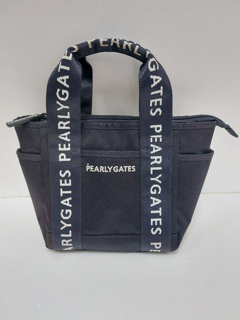 PEARLY GATES トートバッグ ネイビー カートバッグ - メルカリ