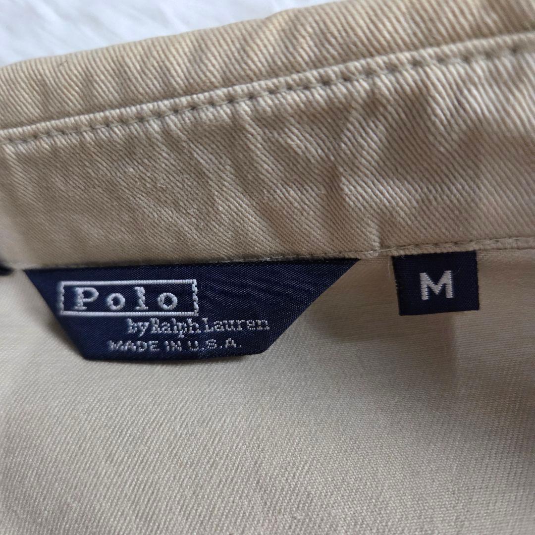 美品 ポロ ラルフローレン スイングトップ 三角タグ サイズL ベージュ