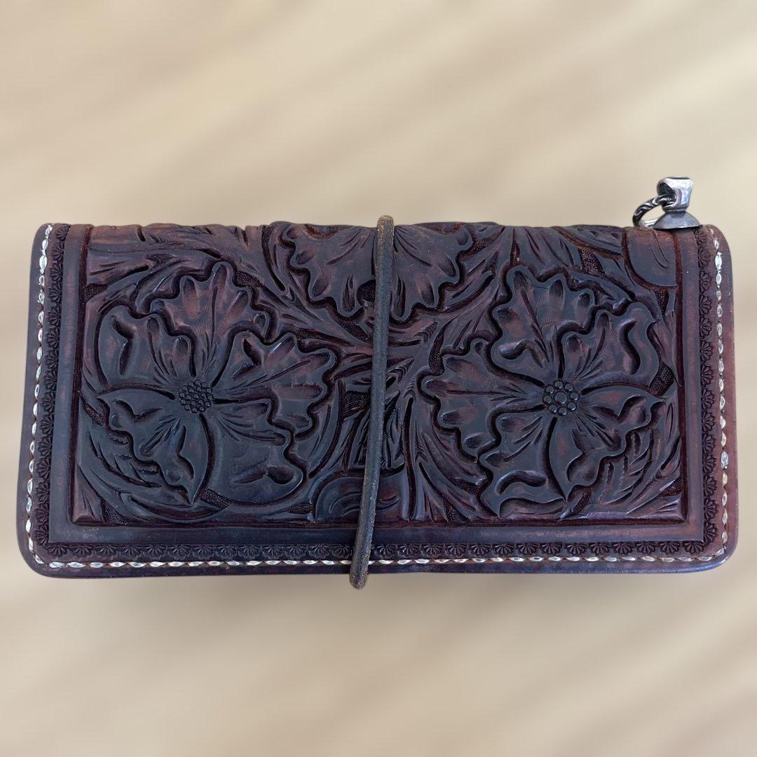 《大和工房　フルカービング長財布》 最終大幅値下からのプライスレス