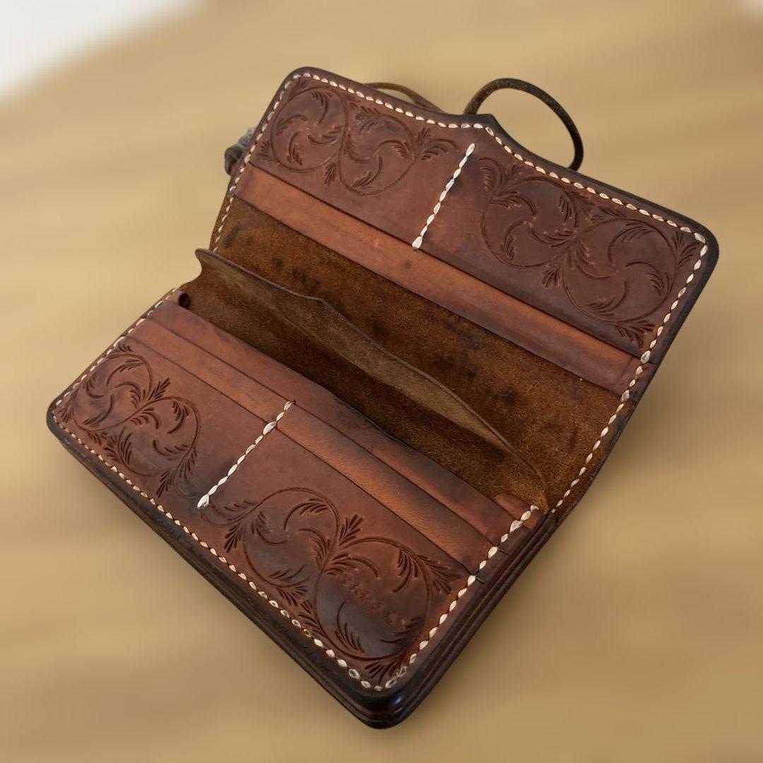 《大和工房　フルカービング長財布》 最終大幅値下からのプライスレス