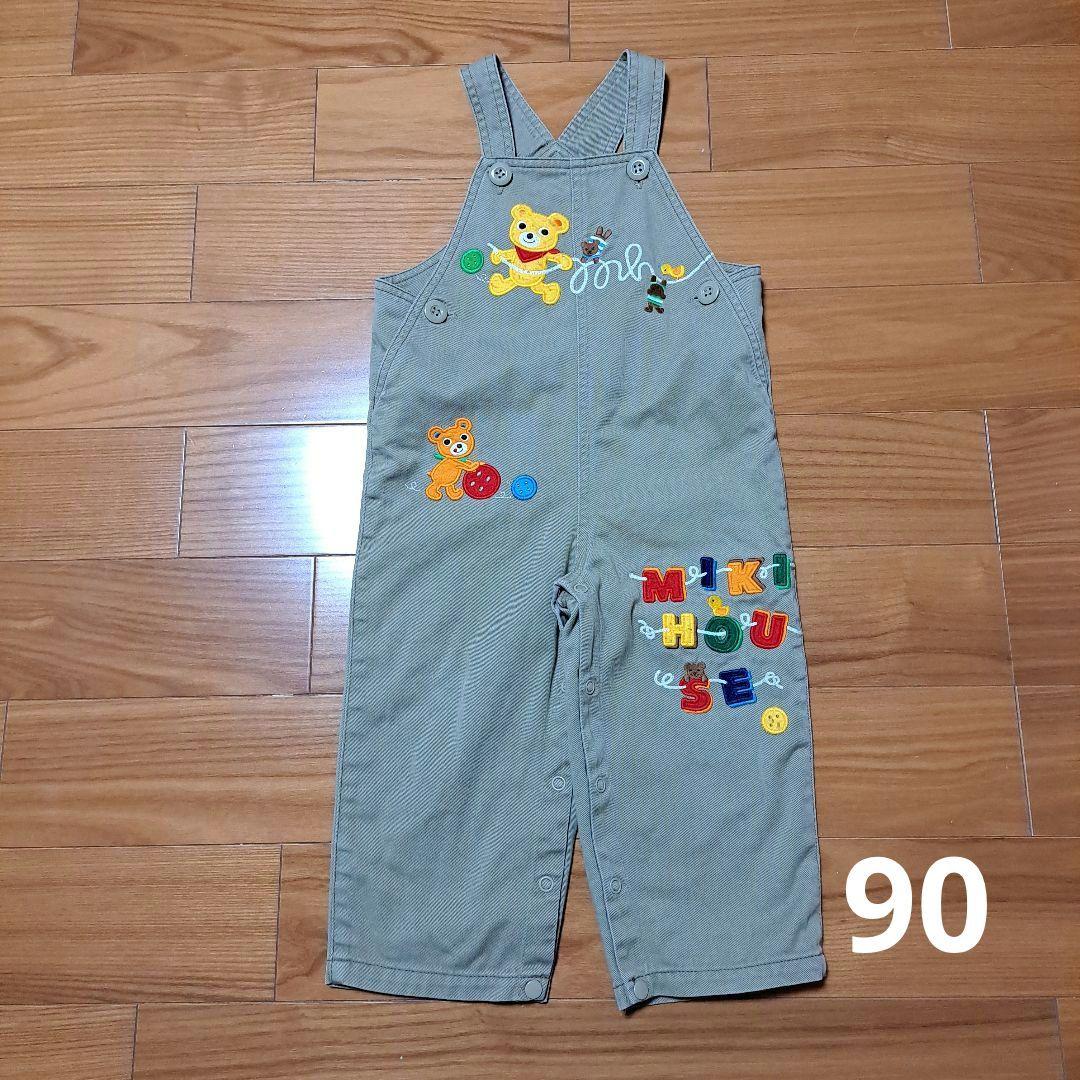 ミキハウス 動物刺繍 ロンパース 90 - メルカリ