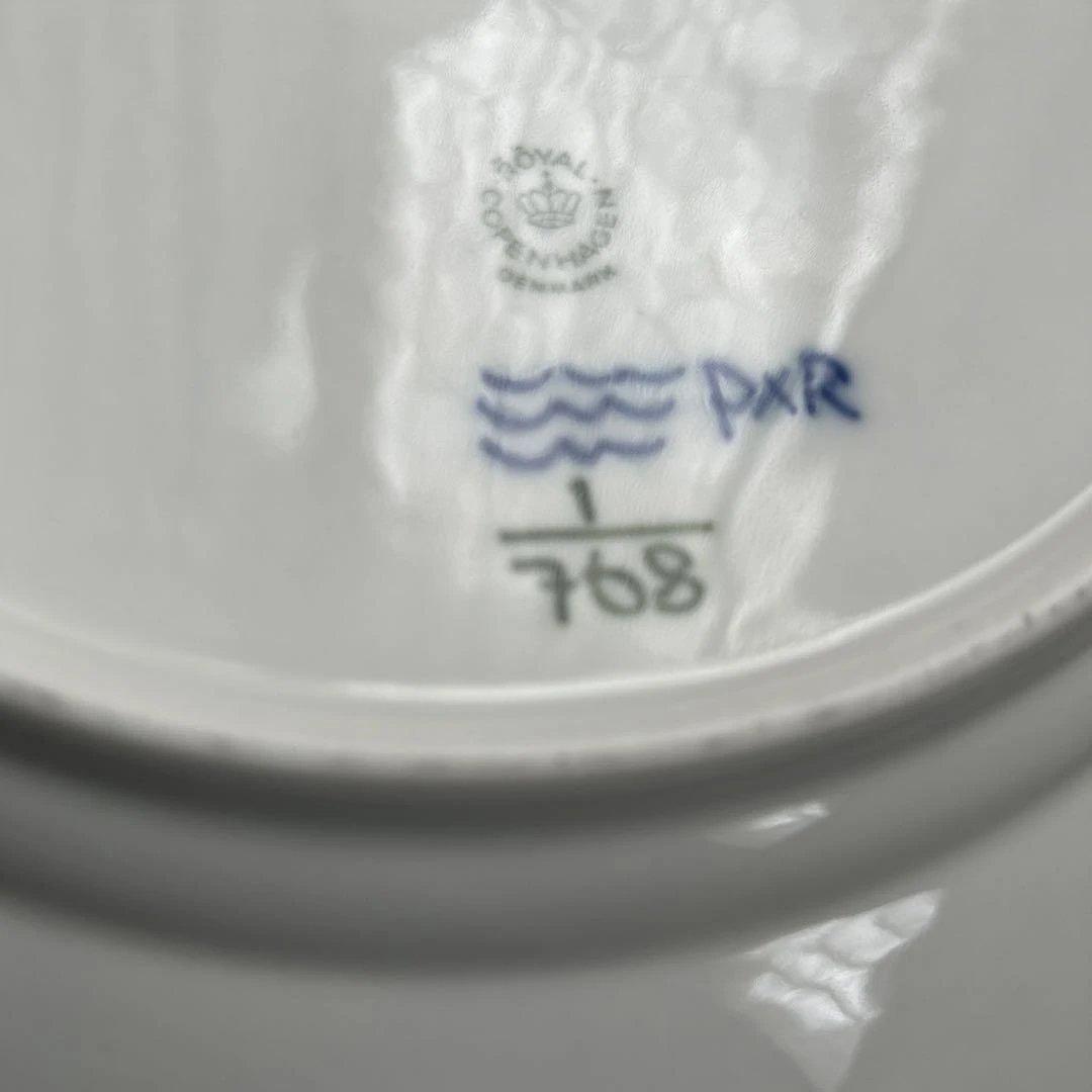 ロイヤルコペンハーゲン　ブルーフルーテッド　ハーフレース　プレート　大皿