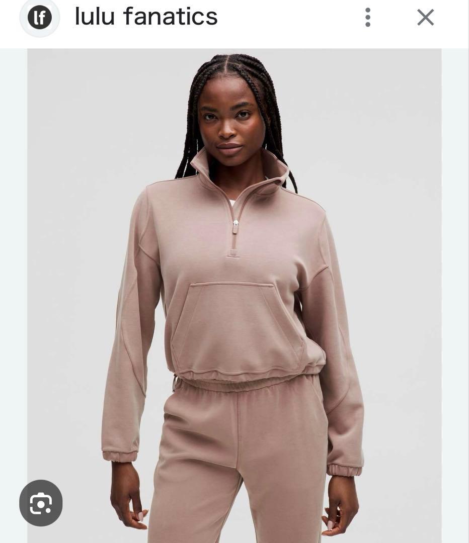 ★新品タグ付き★ ルルレモン ハーフジップ トレーナー ハーフジップ フリースプルオーバー | パーカー＆トレーナー