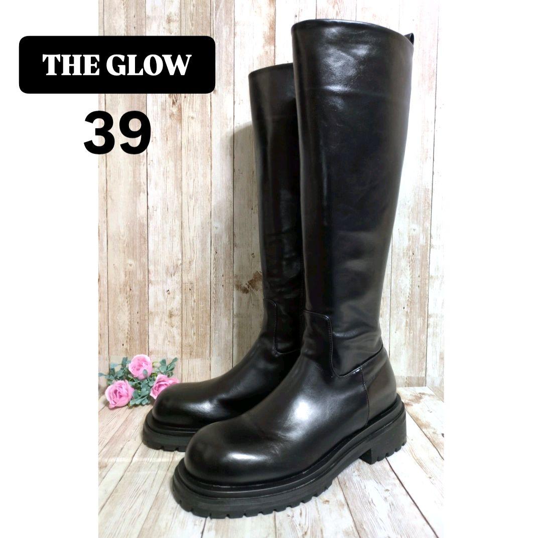 極美品✨【THE glow】CANAL JEAN☆ロングブーツ☆黒☆24.5cm - メルカリ