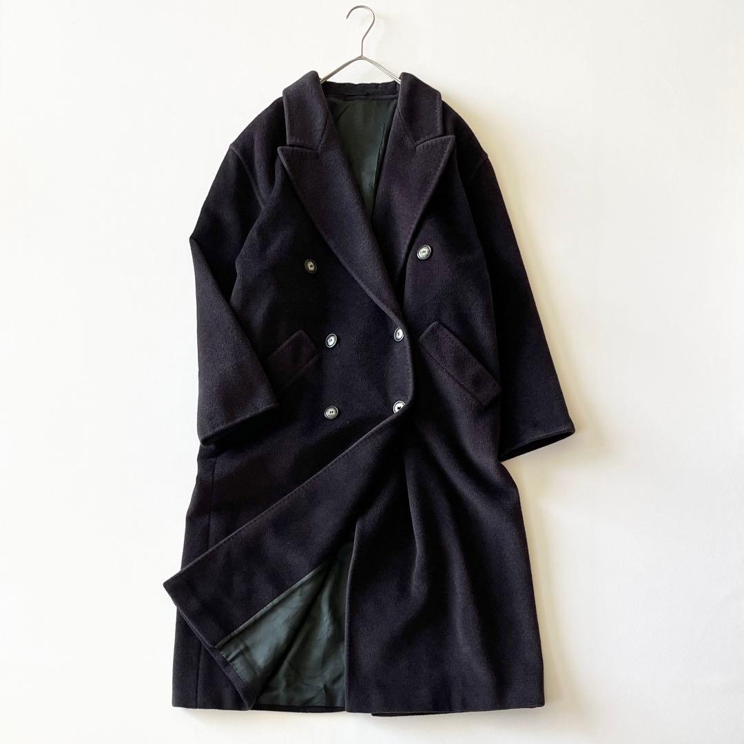 ▽白タグ✨マックスマーラ【38】ウール ビッグカラー チェスター