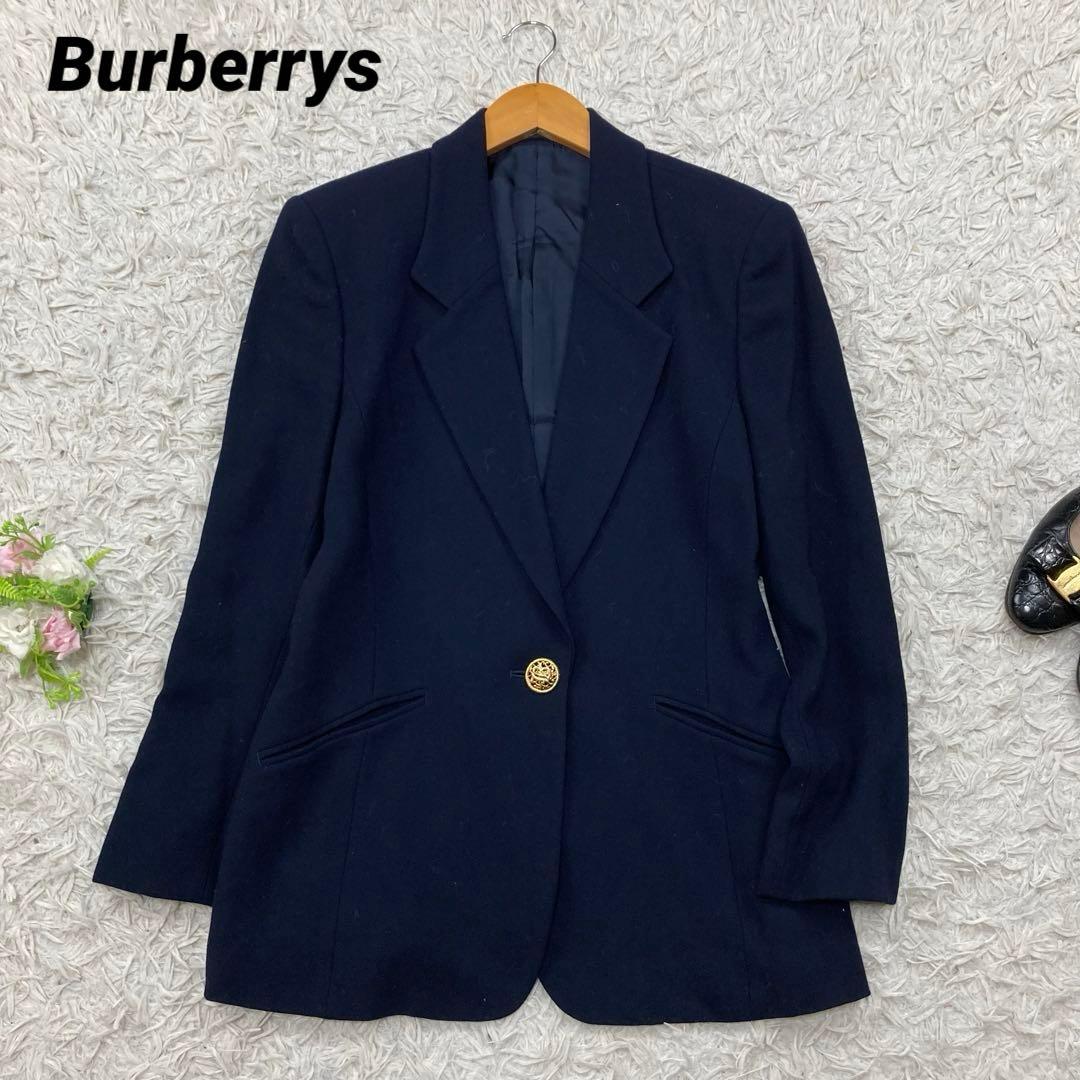ヴィンテージ Burberrys バーバリー 金ボタン 紺ブレ ブレザー - メルカリ