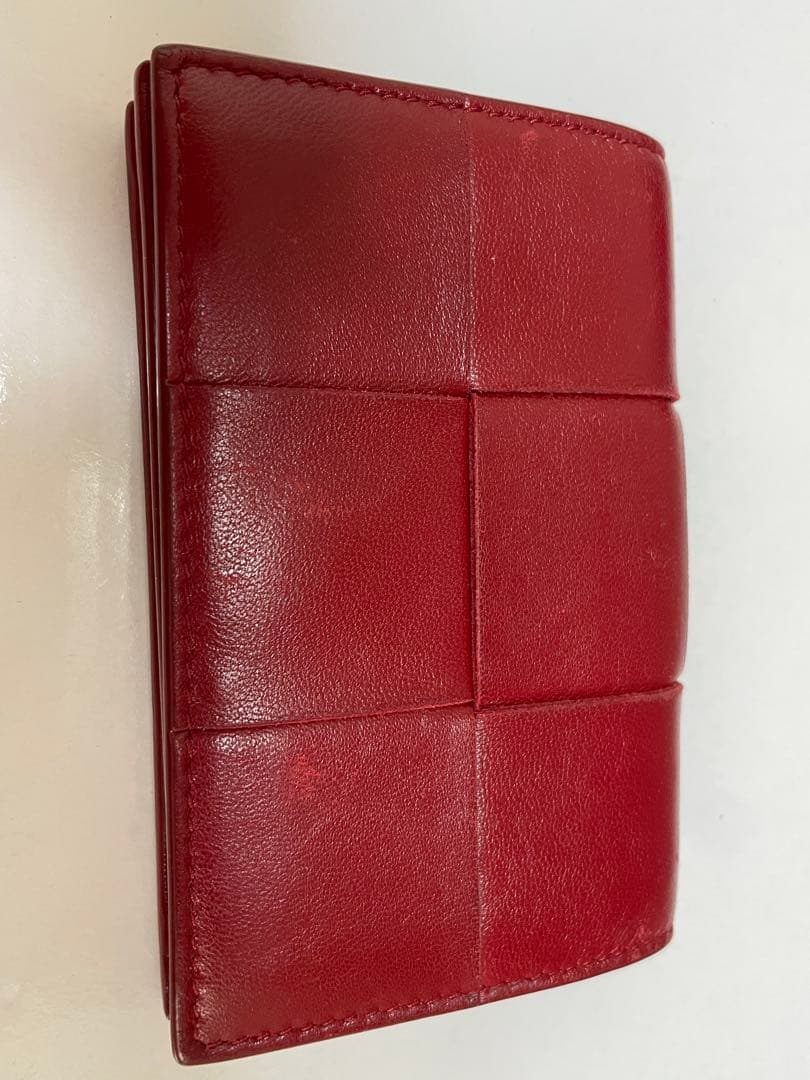 BOTTEGA VENETA 赤 レザー 名刺入れ