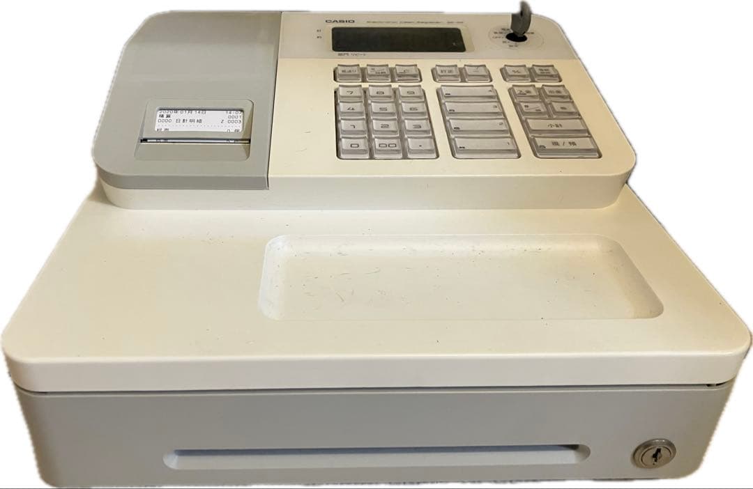 CASIO SE-G2-WE 電子レジスター ホワイト - メルカリ