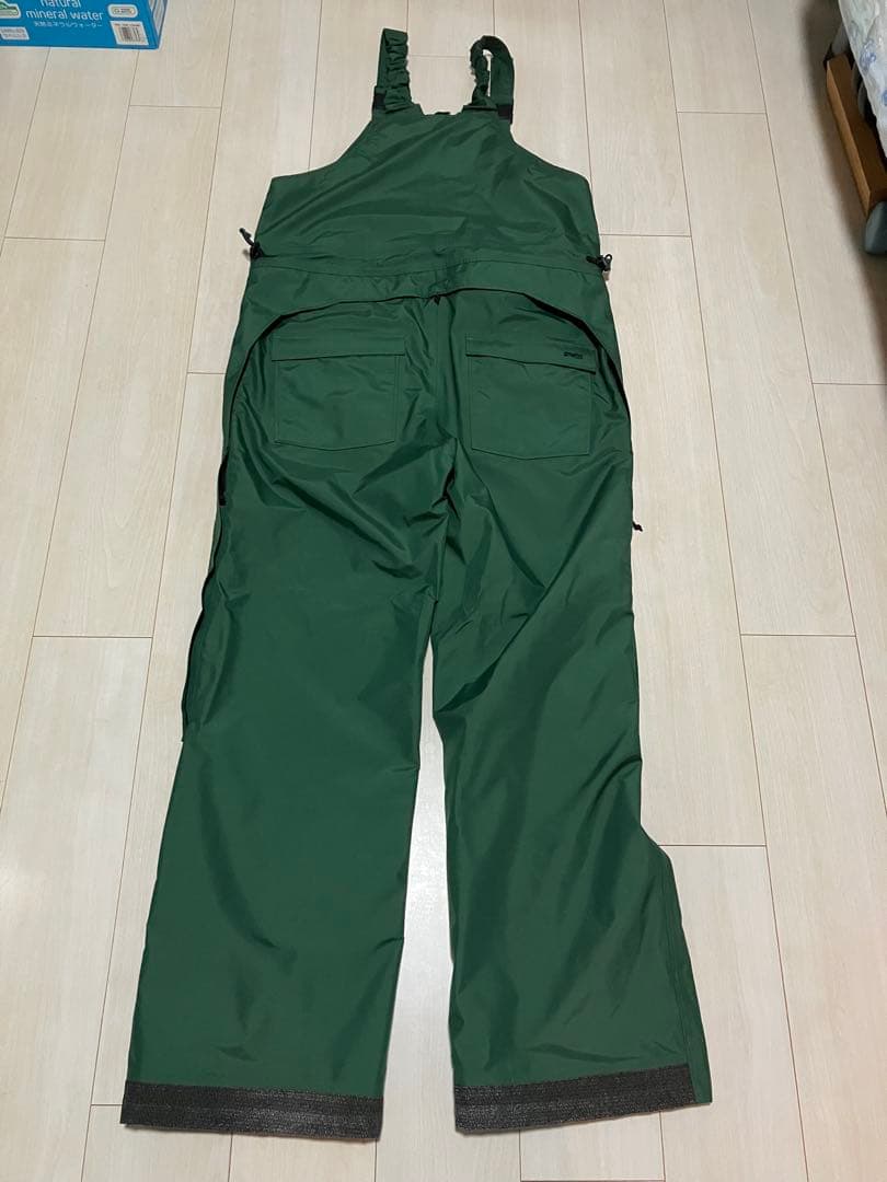 [23-24]グリーンクロージング green clothing ビブパンツ L