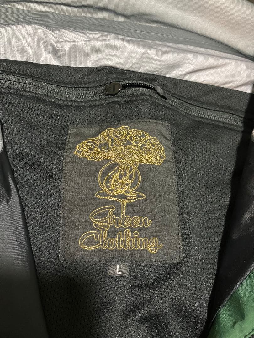[23-24]グリーンクロージング green clothing ビブパンツ L