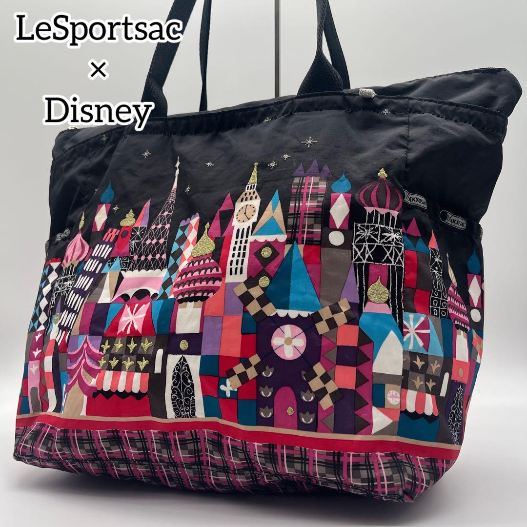 レスポートサック×ディズニー イッツアスモールワールド トートバッグ