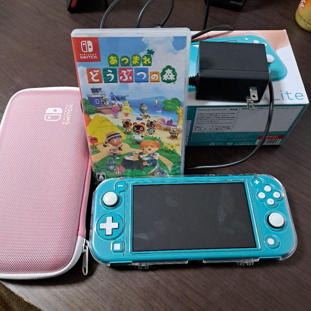 Nintendo Switch Lite ターコイズ + あつまれどうぶつの森