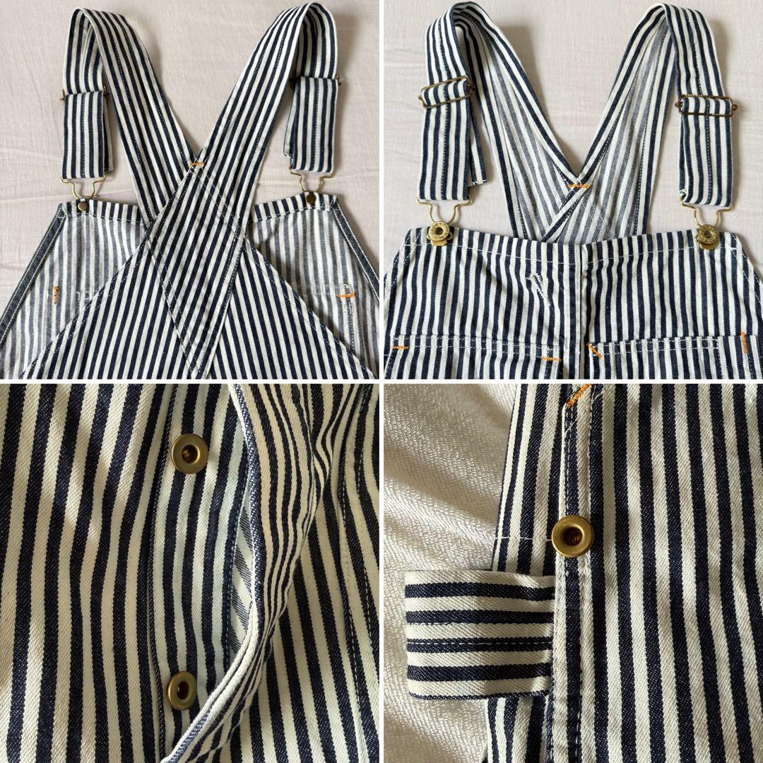 TCB jeans HANDYMANオーバーオール ヒッコリー 34 美品 - メルカリ