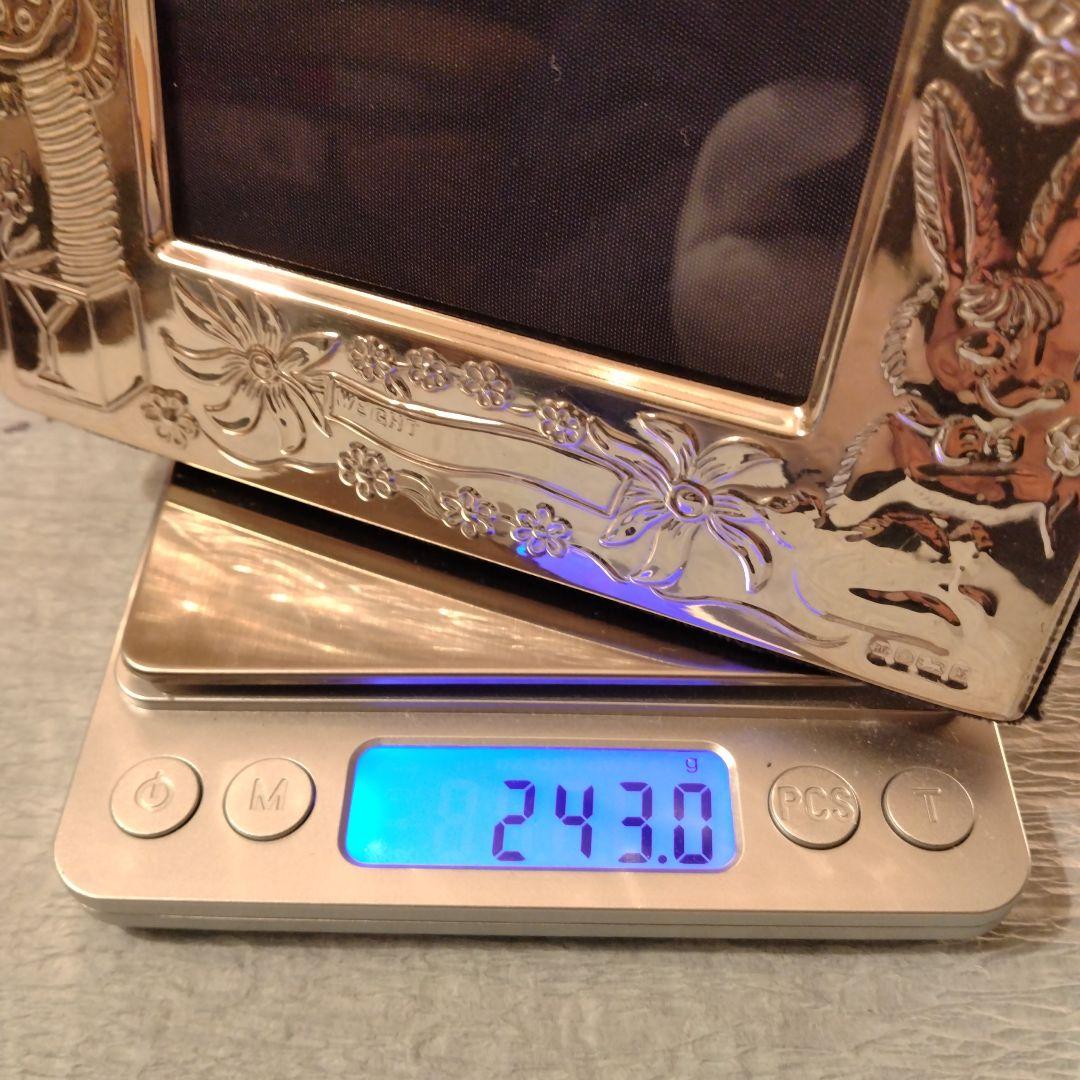 めめ様専用 イギリス製 純銀 ベビーフォトフレーム - メルカリ