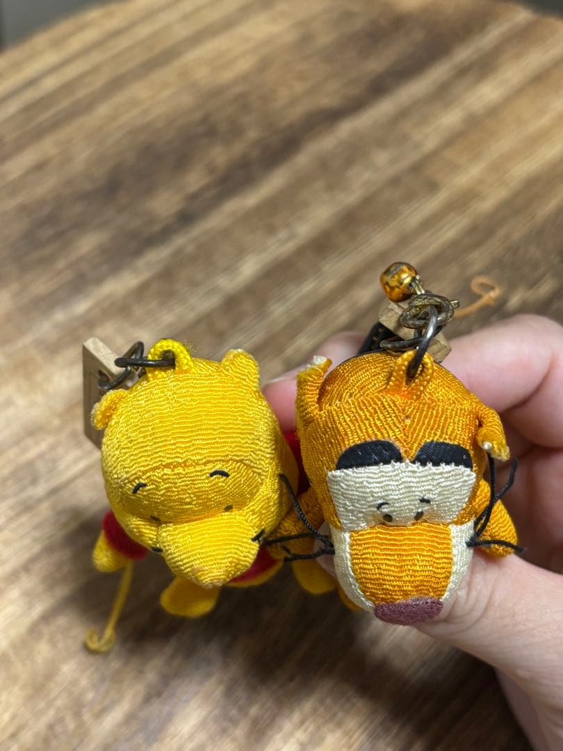 ディズニー くまのプーさん ティガー ちりめん ストラップ レア 廃盤品