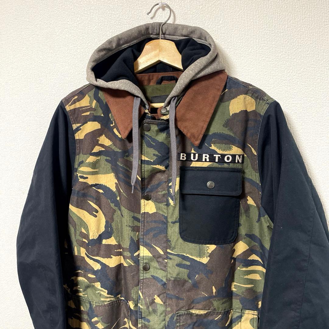 BURTON バートン スノボーウェア 迷彩 フード取外可能 S BURTON バートン スノーボード スノボ スキー ウェア 服 Sサイズ