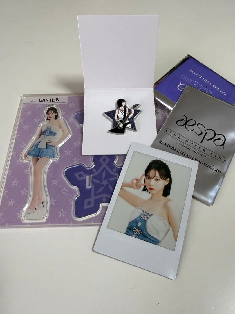 aespa ウィンター SYNK HYPER LINE グッズ - メルカリ