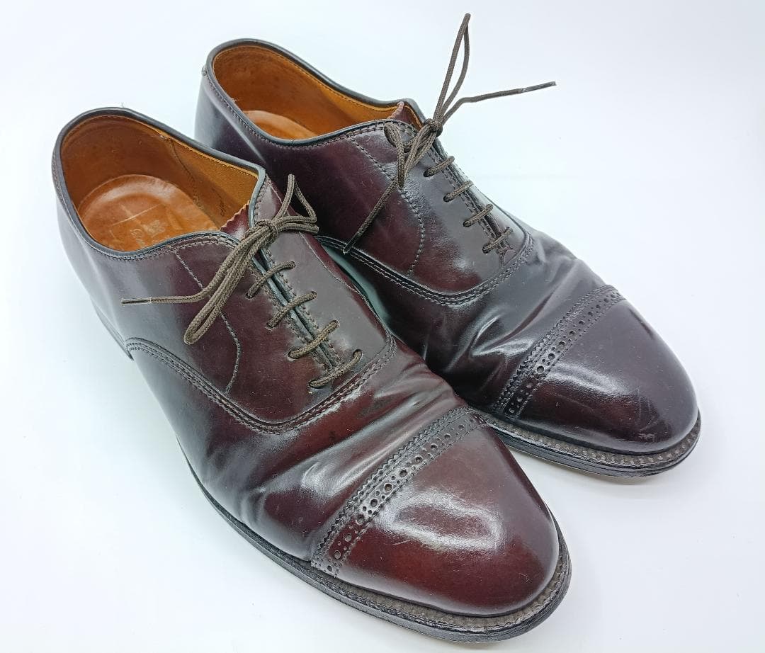 オールデン 9015 コードバン 8.5D バーガンディ Alden