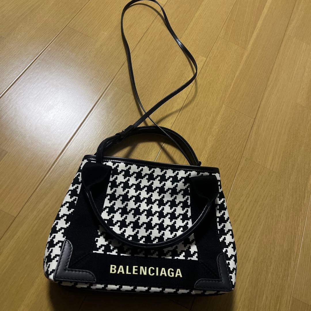 BALENCIAGA バレンシアガ 本物 千鳥格子 カバス 2way バッグ - メルカリ