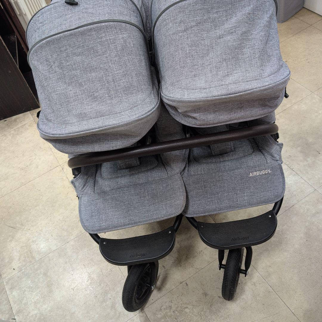 美品　エアバギー　ココ　ダブル　フロム　バース　二人乗り　ベビーカー