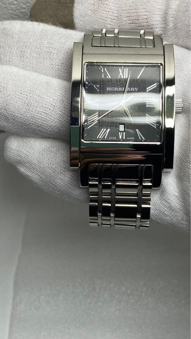 稼働 Burberry バーバリー メンズ クオーツ腕時計 電池新品 - メルカリ
