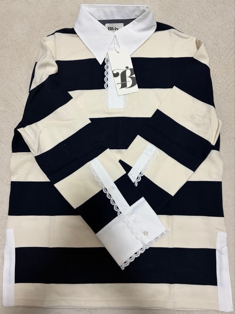 3/6まで限定値下げ】FRANCINE RUGBY TOP bibiy - メルカリ