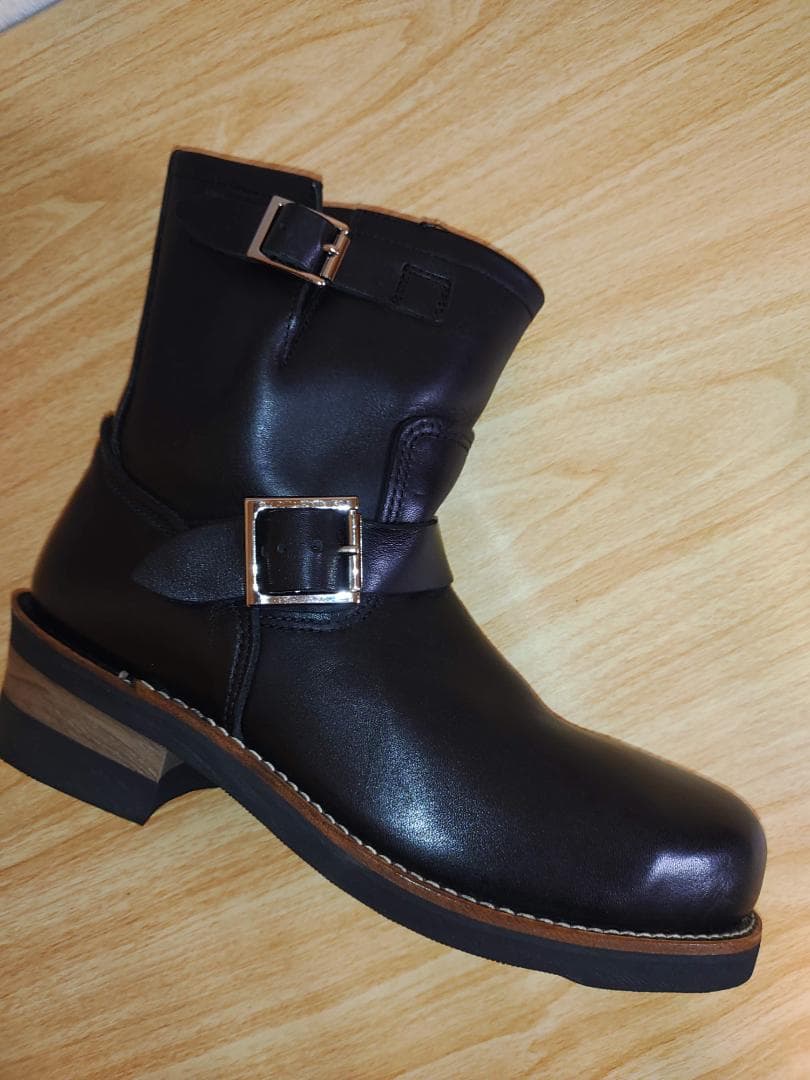 【最終処分価格!】HAWKINS 黒 レザー エンジニアブーツ 25.5Cm