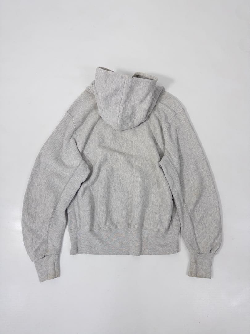 90s USA製 MVP 2段プリント リバースウィーブ フーディ パーカー