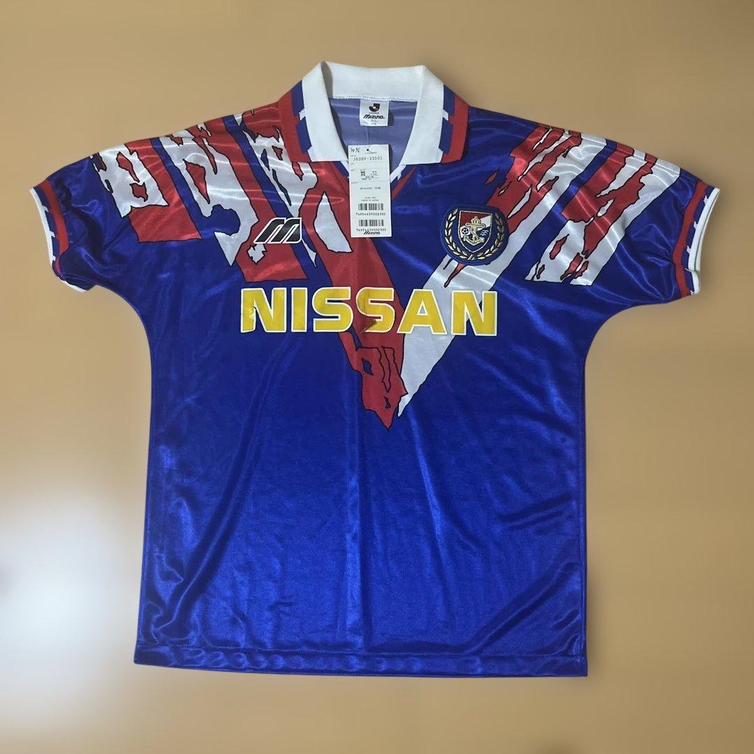 横浜マリノス 93年ホームユニフォーム L - メルカリ