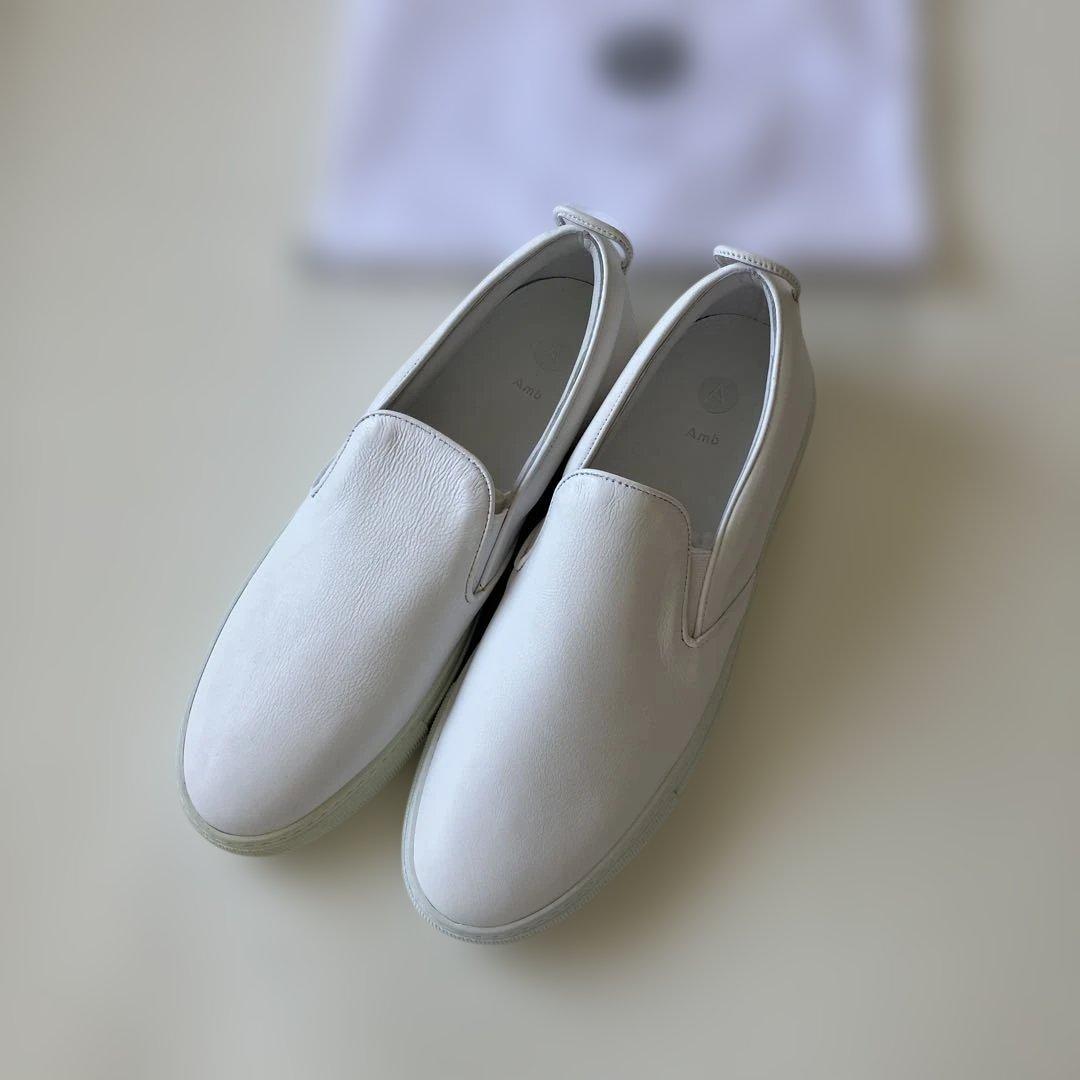 未使用 Amb 2000 DAYTONA / SLIP-ON レザースリッポン - メルカリ