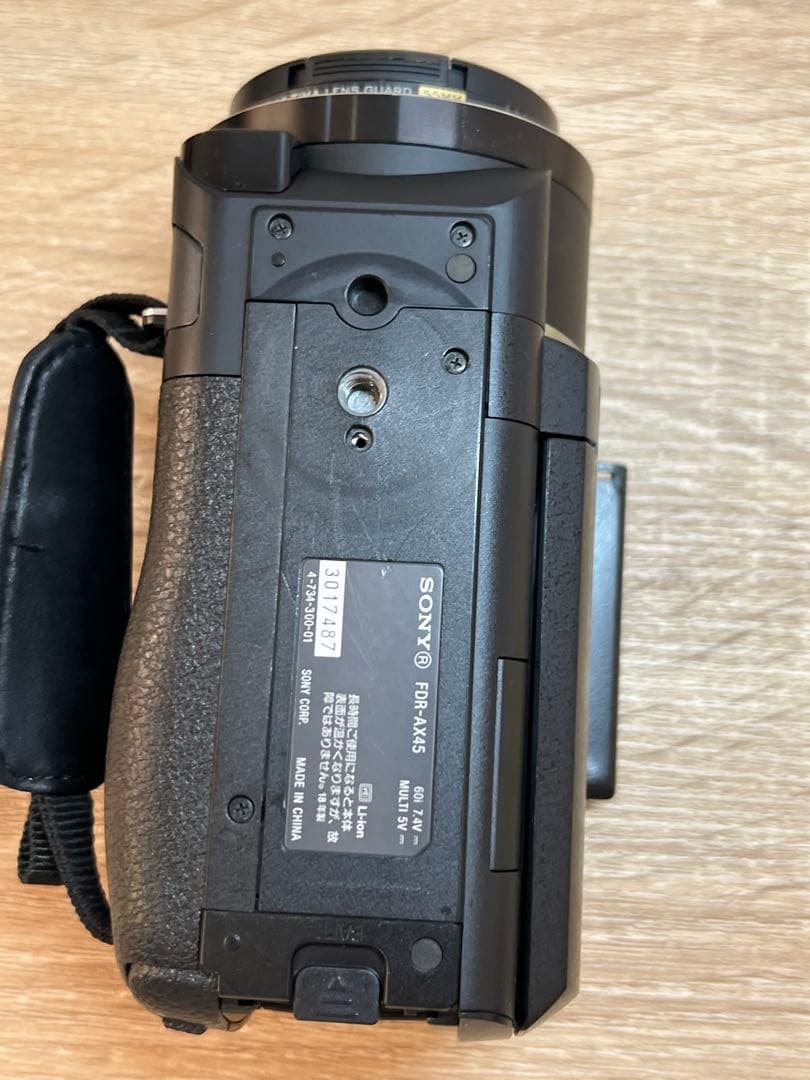 SONY FDR-AX45 4Kビデオカメラ 動作◯ 予備バッテリー、おまけ付き