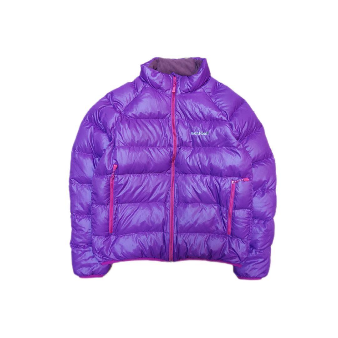 mont-bell モンベル ダウン キッズ パープル 紫 - メルカリ