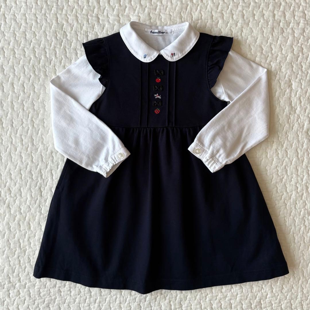 現行品 ファミリア ワンピース 100 - メルカリ