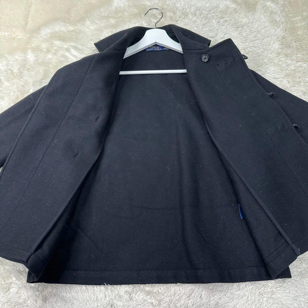 Polo Ralph Lauren ダッフルコート ショート丈 トグル ブラック - メルカリ