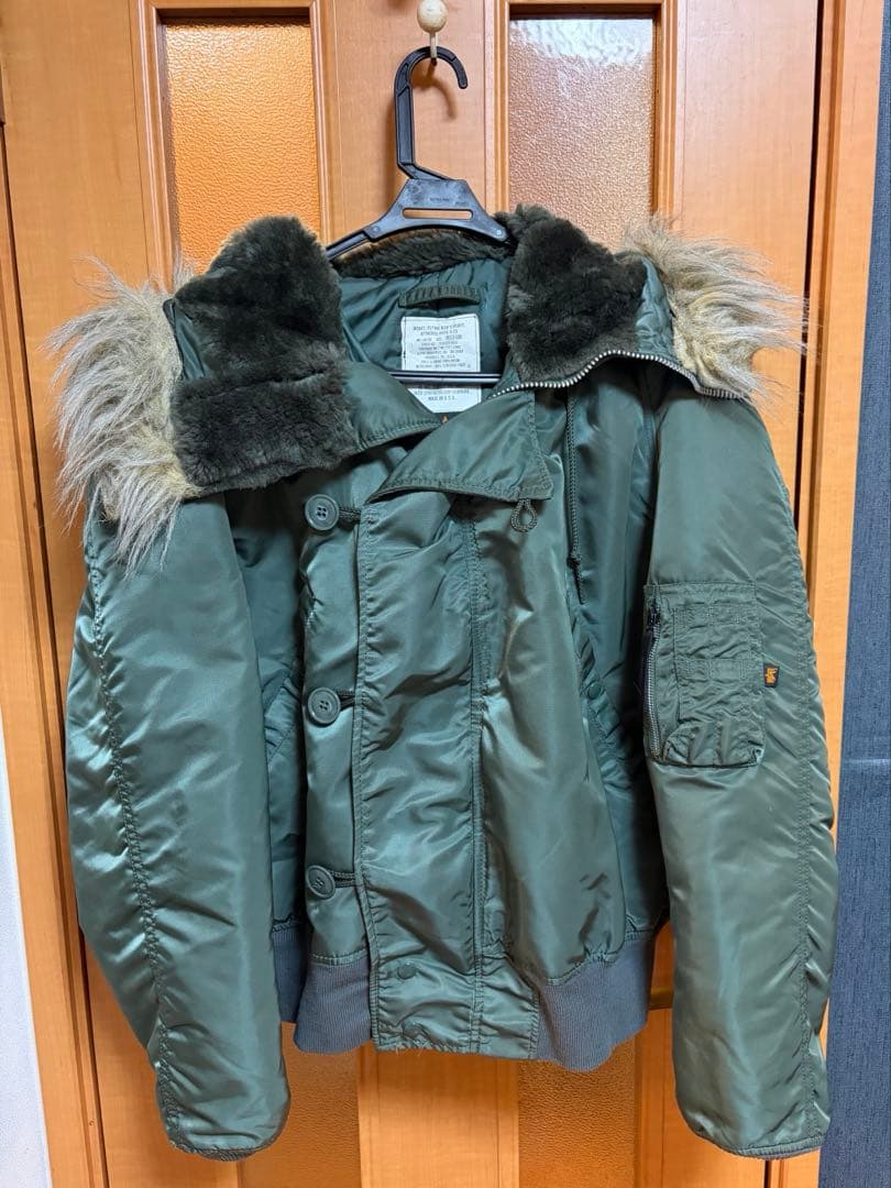 90s USA製 ALPHA N-2B フライトジャケット IDEALジップ - メルカリ