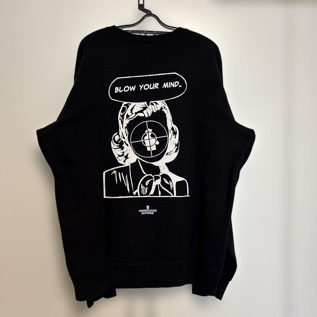 UNDERCOVER×Supreme Public Enemyスウェット L 黒 - メルカリ