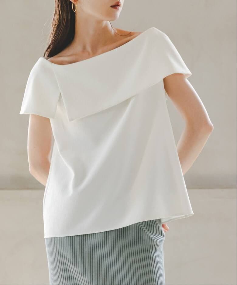 定価16500円✨洗える✨大人気✨ Noble ケープブラウス ホワイト - メルカリ