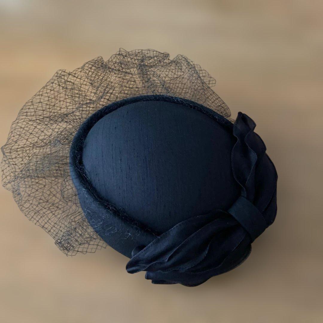 皇室御用達 maxim】マキシン トーク帽 フォーマル カクテルハット 昭和