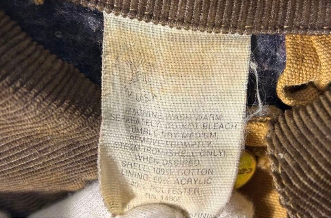 Y*6様 希少星タグUSA製Carhartt カーハート ミシガンチョアコート