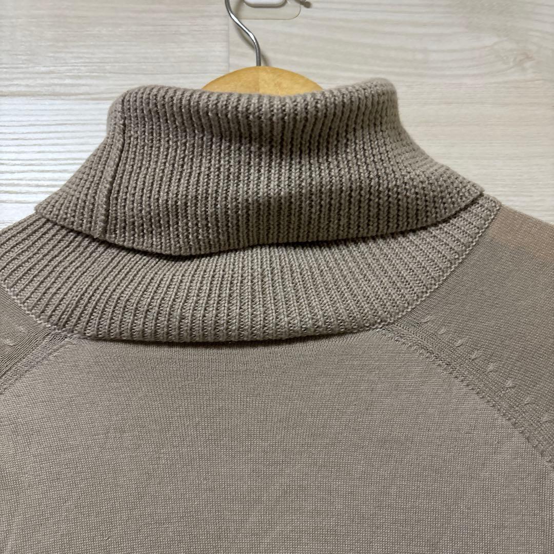 最高級ラグジュアリー☆CIVIDINI イタリア製100%ウール タートルニット
