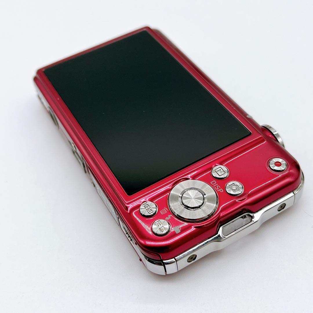 美品】CASIOEXILM CARD EX-S10オールド コンデジ レッド - メルカリ