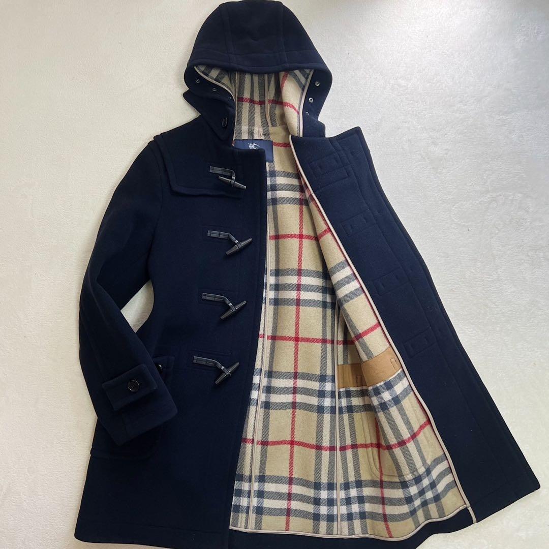 希少LLサイズ✨バーバリー ロンドン ダッフルコート ノバチェック
