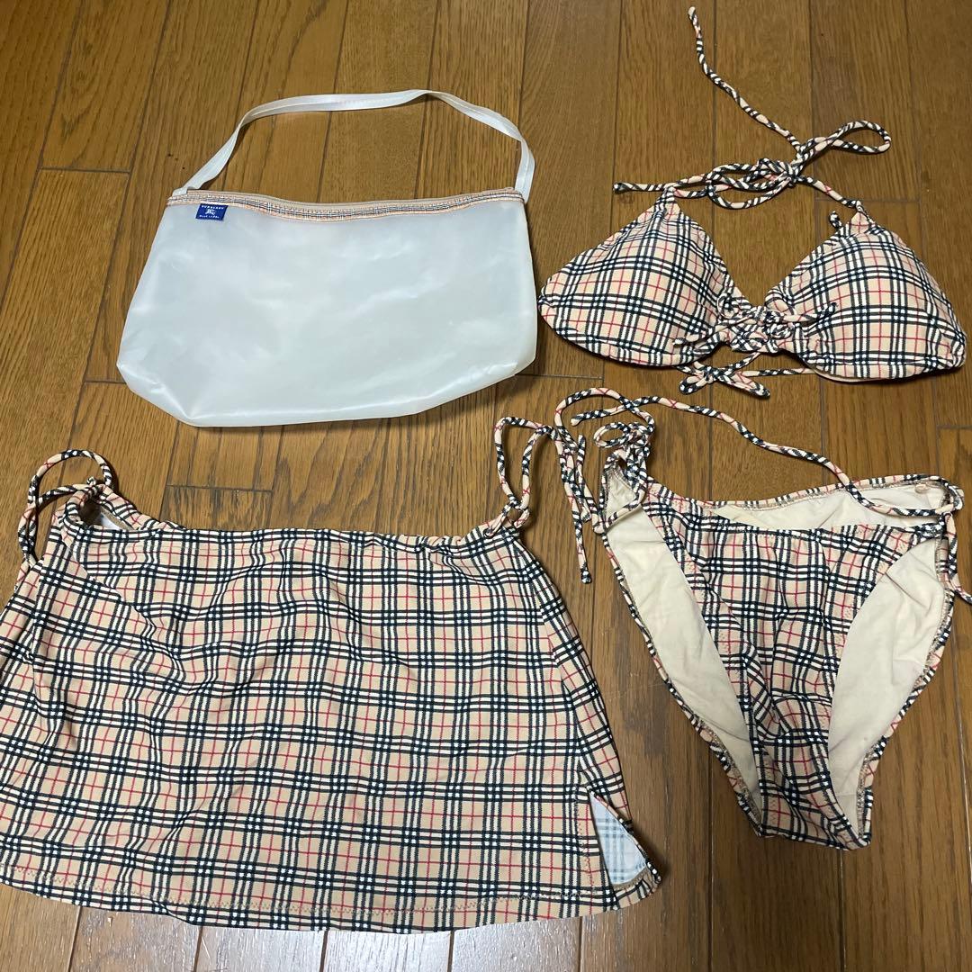 バーバリー　ブルーレーベル　水着　パレオ付き BURBERRY BLUE LABEL - バーバリー ブルーレーベル Burberry 水着