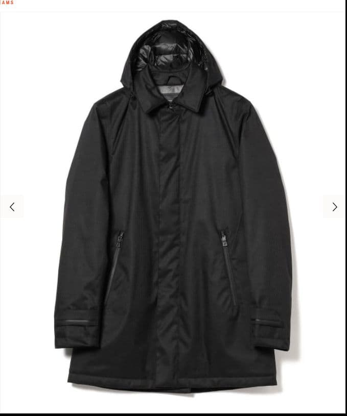 HERNO Laminar ヘリンボーン ダウンコート 48 HERNO ヘルノ Laminar ラミナー [秋冬] フーデッド ダウン コート