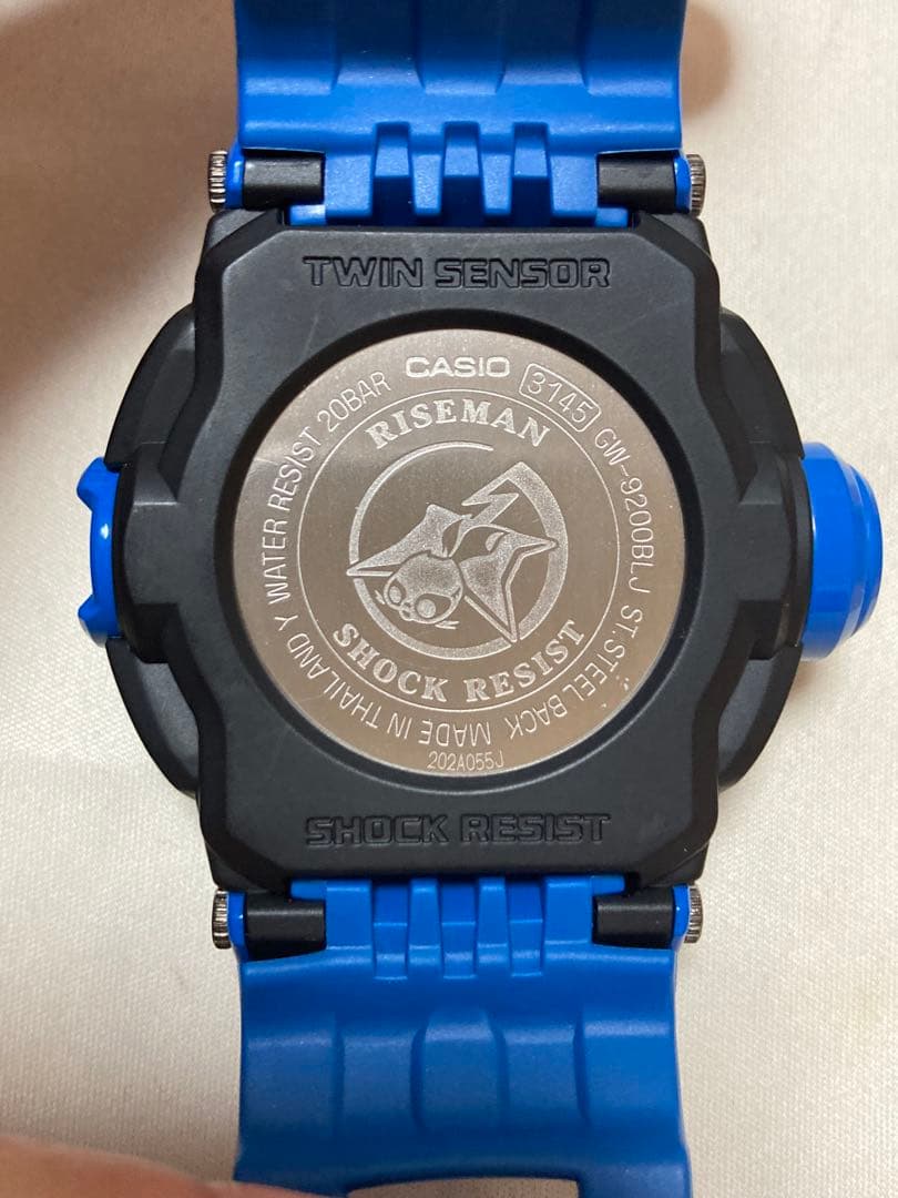 レア！希少色！美品！G-SHOCK ライズマンGW-9200BLJ-2JF 青 - メルカリ