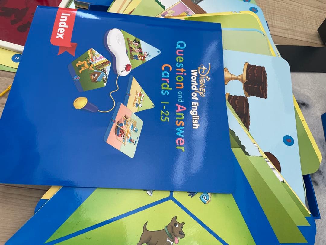 DWE ディズニー英語システム トークアロング Q&Aカードセット 642