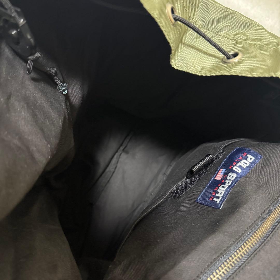 ポロスポーツ】希少 90s ミリタリーバックパック アリスパック カーキ