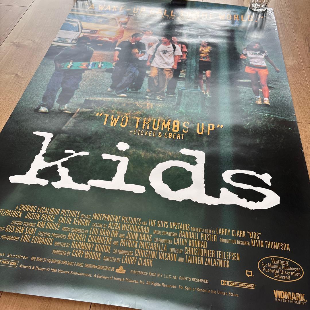 1995「Kids」US版ポスター 1シート ラリークラーク ハーモニー・コリン